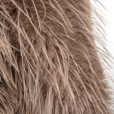 Contactdichtheid Dichtheid Lang haar Pile False Fur met 100% polyester Back Material