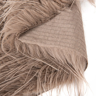 Contactdichtheid Dichtheid Lang haar Pile False Fur met 100% polyester Back Material