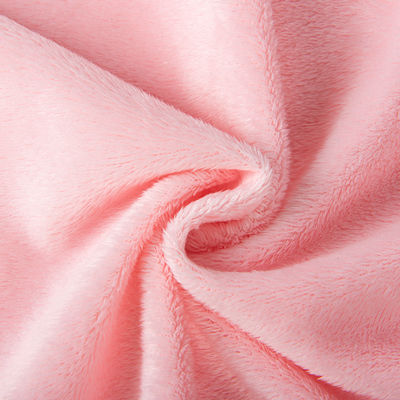 100% polyester zachte sherpa vlies korte bont stof voor speelgoed jas aanpasbaar