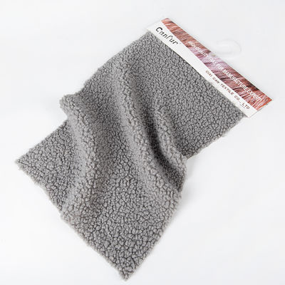 Gepersonaliseerde warme en zachte teddy fleece stof voor kleding 100% polyester breedte 58/60