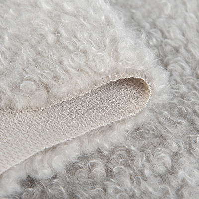 58/60" breedte 100% polyester fleece Teddy stof voor kleding Flannelette cirkels krullend