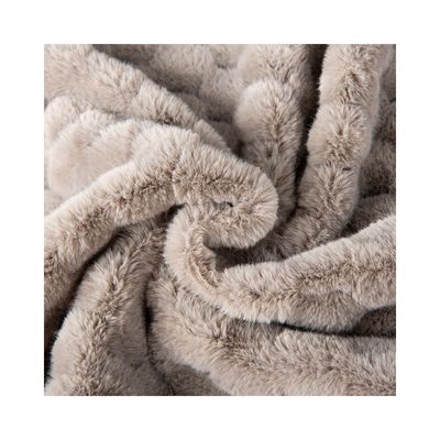 Gebreide Jacquard konijnenhaar voor winterkleding en speelgoed 100%