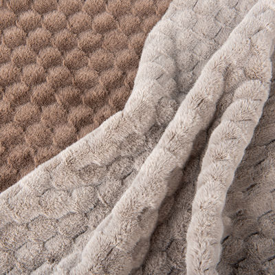 Gebreide Jacquard konijnenhaar voor winterkleding en speelgoed 100%