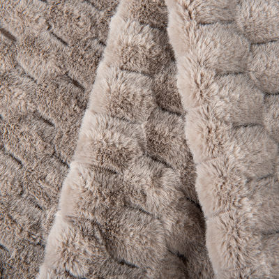 Gebreide Jacquard konijnenhaar voor winterkleding en speelgoed 100%