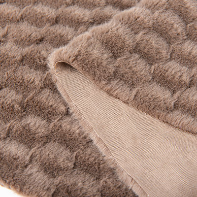 Gebreide Jacquard konijnenhaar voor winterkleding en speelgoed 100%