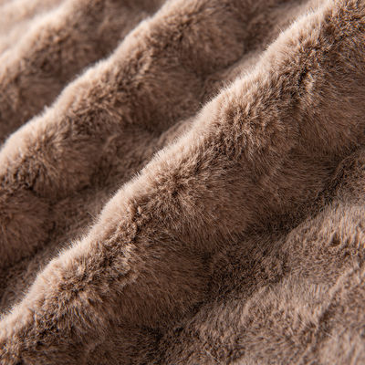 Gebreide Jacquard konijnenhaar voor winterkleding en speelgoed 100%