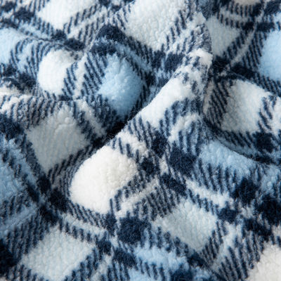 Super Soft 100 Polyester Gebreide Custom Pattern 3D Jacquard Mirco Sherpa Fleece Stof voor Kleding