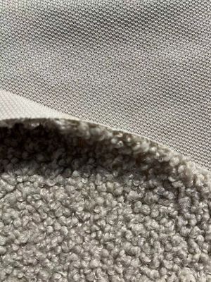 Zacht en veelzijdig 100% polyester Solid color gebreide teddy fleece stof voor kleding
