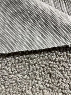 Zacht en veelzijdig 100% polyester Solid color gebreide teddy fleece stof voor kleding