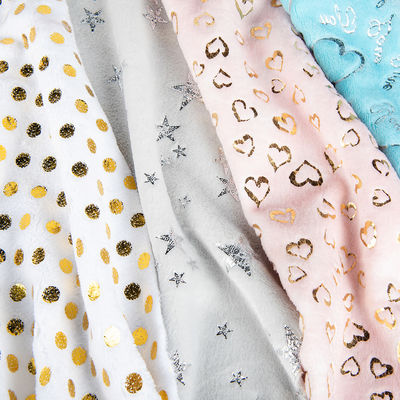 Glanzend fleece van flannel voor huishoudelijke textiel en lingerie 100% polyester geborsteld