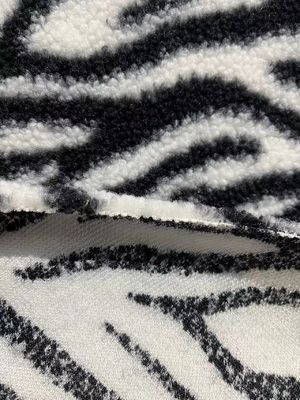 Op maat gedrukte Teddy stof Warm 100% Polyester Gebreide voor jas en speelgoed Breedte 58/60