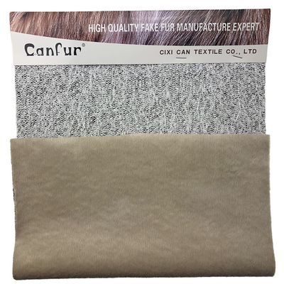 Lichte 100% polyester sherpa bont gebonden superzachte bontstof