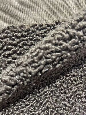 Middellange gewicht 100% polyester Teddy Fleece Stof Perfect voor de herfst winter outerwear