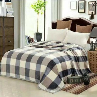 Super zachte flanel vol 100% polyester 80 baby deken gewikkeld in elke Pantone kleur