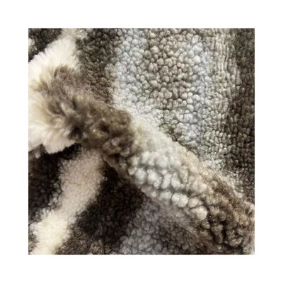100% polyester sherpa fleece stof in 58/60 "breedte voor gepersonaliseerde huisversiering