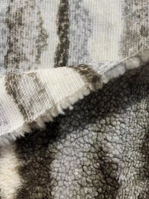 100% polyester sherpa fleece stof in 58/60 "breedte voor gepersonaliseerde huisversiering