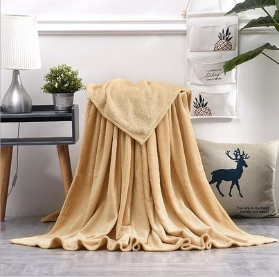 Zwak flannel vacht baby deken Kleine grootte Plush stapel 5-8mm antistatisch Klaar voor verzending
