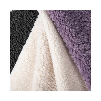 Populair ontwerp Hometextile SOLIDS Patroon Polyester Suede Stof voor kleding en sofa