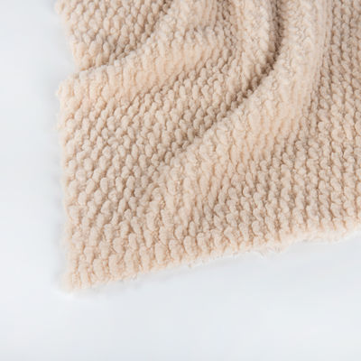 Plain Style Double Faced Sherpa Fleece Stof voor kleding en dekens 58/60" Breedte