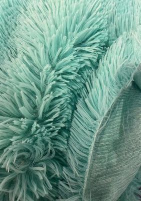 Gebreide PV pluis speelgoedstof met 100% polyester rugmateriaal en duurzame textuur