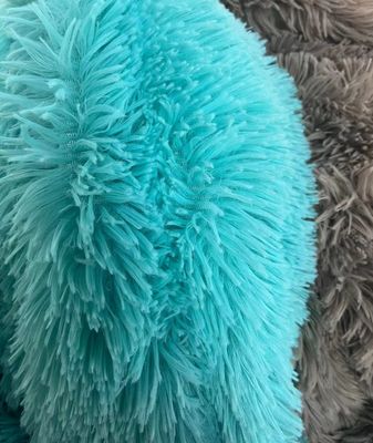Gebreide PV pluis speelgoedstof met 100% polyester rugmateriaal en duurzame textuur
