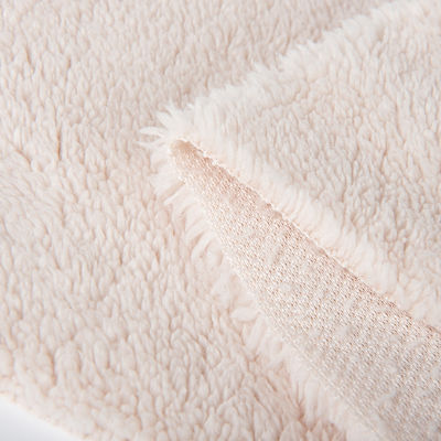 100% polyester micro polair schapenvel sherpa vlies deken met traanbestendige materiaal