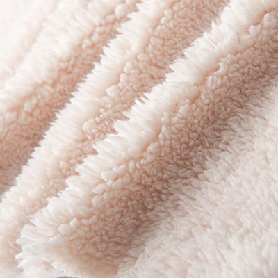 100% polyester micro polair schapenvel sherpa vlies deken met traanbestendige materiaal