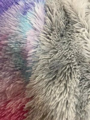 Stoffen van kunstmatige bont van 100% polyester, van breiwerk, van pluis speelgoed, voor pluispuppy's