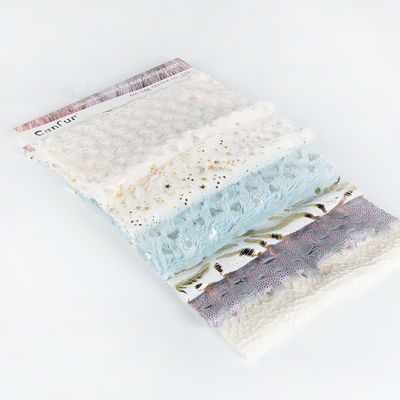 Glanzende Sequins Chuck Plush Stof Perfect voor Loungewear Kleding en Home Textiel