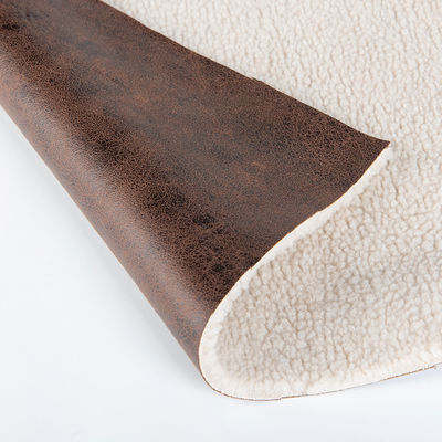 100% polyester sherpa fleece teddy bonded suede gebreide stof voor kleding