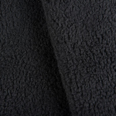 100% polyester sherpa fleece teddy bonded suede gebreide stof voor kleding