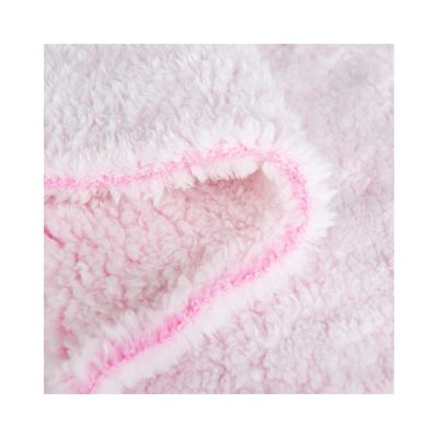 100% polyester zachte gebreide pluis vacht Shu fluweelstof voor uw behoeften