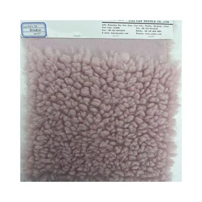 Zacht en warm 58/60" zwaargewicht polyester sherpa vliesstof voor winterkleding