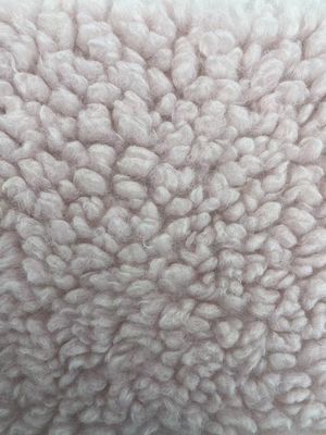 Zacht en warm 58/60" zwaargewicht polyester sherpa vliesstof voor winterkleding