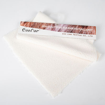 Geprikt superzacht 100 polyester gebreide maatwerk Mirco Sherpa vliesstof voor bekleding