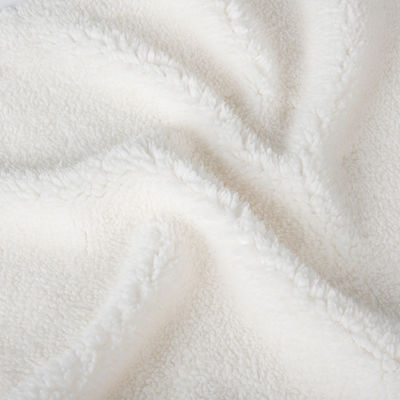 Geprikt superzacht 100 polyester gebreide maatwerk Mirco Sherpa vliesstof voor bekleding