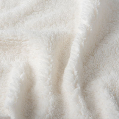 Geprikt superzacht 100 polyester gebreide maatwerk Mirco Sherpa vliesstof voor bekleding