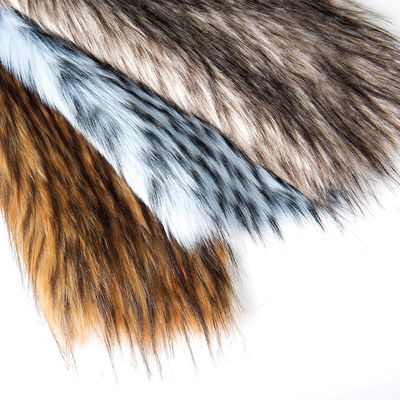 Polyester Achtergrondmateriaal Hoge dichtheid 1100 g/m Falske bontstof voor kleding