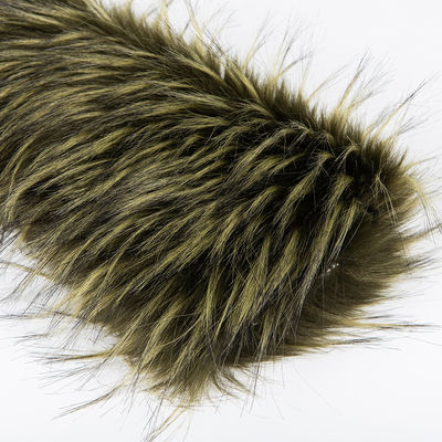 Polyester Achtergrondmateriaal Hoge dichtheid 1100 g/m Falske bontstof voor kleding