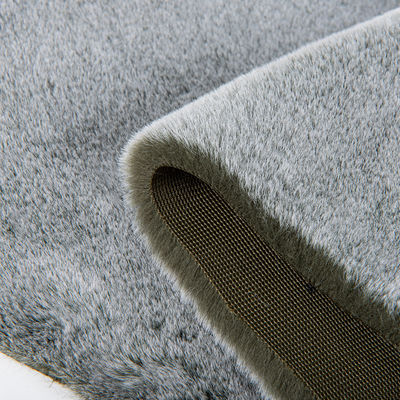 Plain gebreide nep konijnenvelstof met witte punt kleurenprinten Luxeus en duurzaam