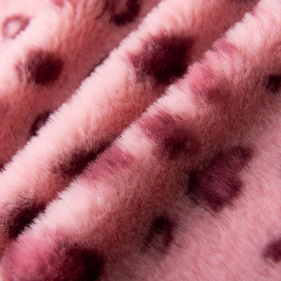 Plüssige nep konijn pels stof voor jas sjaal schoenen tas deken in populaire zebra print