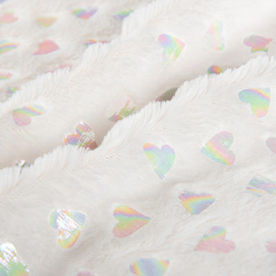 Tas met geborsteld patroon 100% Polyester Zilver PV Plush False Fur Stof voor Home Textile