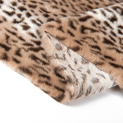 Weft Suede 100% Polyester Comfortable Plush Fur Stof voor Kleding Custom Pattern