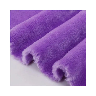 Recycled Polyester Coral Fleece Stof Voor Pyjamas Gemiddeld Gewicht 150d*144f