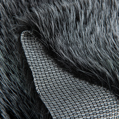Lange stapel valse bontstof voor kleding aanpassing met 100% Arcylic Plush materiaal