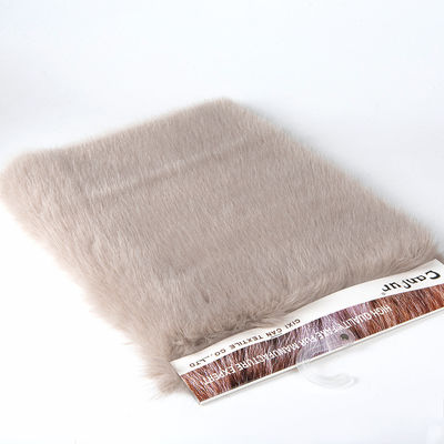Zacht 100% polyester, vals konijnenvelstof voor winterponchos en damespulsen