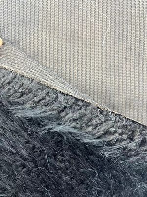 Lange Pile Faux Fur Stof met tip-geverfd patroon en 1200gm