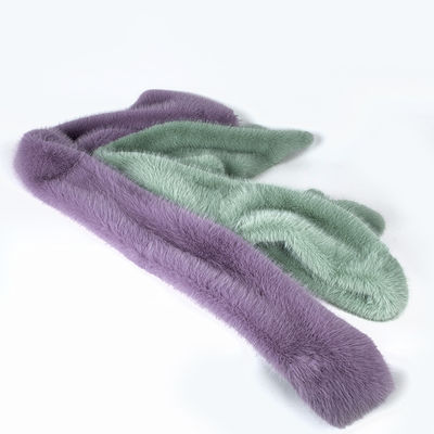 Custom kleur 100% polyester lang haar valse bontstof met zeer zachte handgevoel