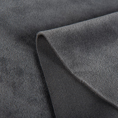 Korte pluis fluwelen stof 95% polyester 5% spandex elastische aangepaste kleur plain style
