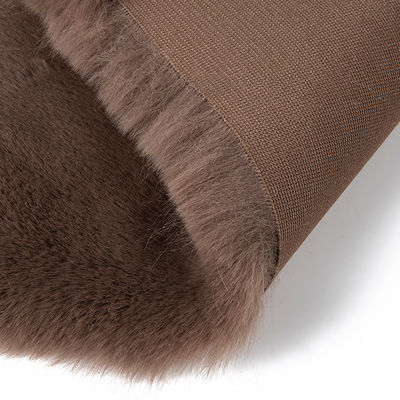 Polyester Long Pile Faux Fur Trim Stof voor Super Soft Faux Rabbit Fur Look and Feel